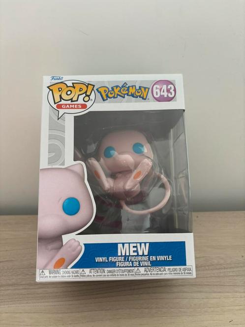 Pokemon funko POP!  Mew(EMEA) 9 cm #643, Collections, Jouets miniatures, Enlèvement ou Envoi