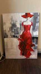 Peinture de femme élégante 90 x 120 cm, Enlèvement