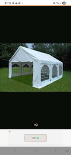 Stevige partytent 6 m x 4 m als nieuw!, Tuin en Terras, Partytenten, Ophalen, Zo goed als nieuw, Partytent