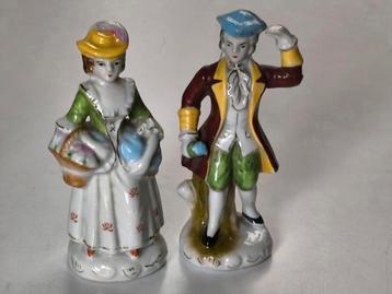 Vintage oftriart porseleinen beeldjes beschikbaar voor biedingen