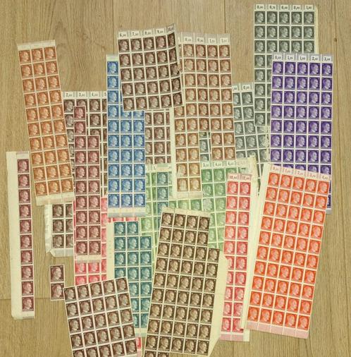 GROOT AANTAL POSTZEGELS Deutsches Reich Pfennig ADOLF HITLER, Postzegels en Munten, Postzegels | Europa | België, Postfris, Europa