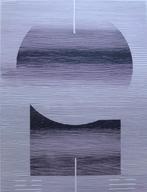 MICHEL SEUPHOR / HEXAGRAMMES YI-KING / ZW-W LITHO / 75x55cm, Antiek en Kunst, Ophalen of Verzenden