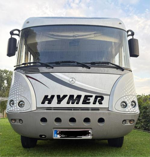 Camper Hymer Mercedes S740, Caravans en Kamperen, Mobilhomes, Particulier, tot en met 4, Integraal, Hymer, Mercedes, Diesel, Automaat