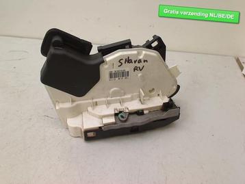 SERRURE DE PORTE AVANT DROITE Sharan (7N) (5K1837016B), Utilisé, Droite, Volkswagen
