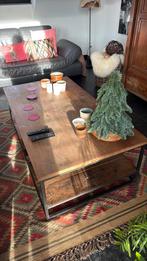 Salontafel 150x80 teakhout, Ophalen, 100 tot 150 cm, Teakhout, 50 tot 100 cm