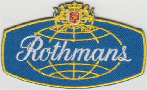 Rothmans Racing stoffen opstrijk patch embleem, Verzamelen, Automerken, Motoren en Formule 1, Nieuw, Verzenden
