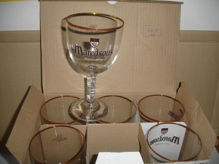Bierglazen Maresous, brij. Duvel, € 1,50 stuk., Verzamelen, Biermerken, Nieuw, Glas of Glazen, Duvel, Ophalen of Verzenden