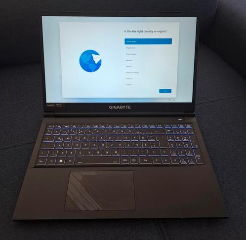 Gigabyte G5 (i7 13620H, RTX4050), Computers en Software, Windows Laptops, Zo goed als nieuw, Ophalen