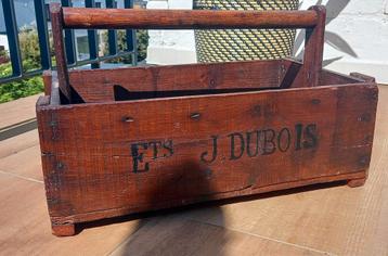 Originele houten kist Ets J Dubois beschikbaar voor biedingen