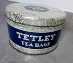 Ancienne boite en métal " TETLEY  TEA GAGS ", Autres marques, Utilisé, Enlèvement ou Envoi, Autre