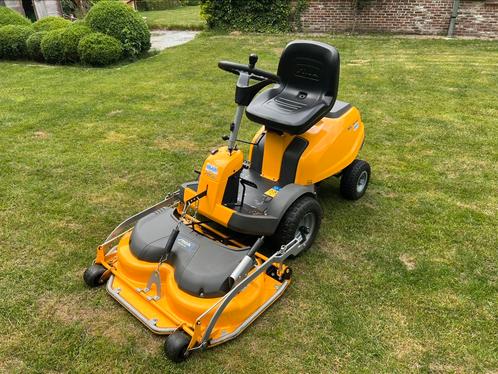 Stiga Villa Silent Honda gxv 390 - HST, Tuin en Terras, Zitmaaiers, Gebruikt, 90 tot 120 cm, Elektrische starter, Mulchfunctie