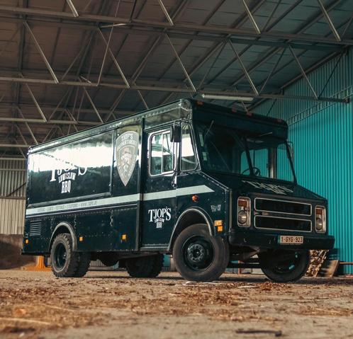 GMC Stepvan Foodtruck, Auto's, Vrachtwagens, Particulier, Overige merken, LPG, 3 deurs, Handgeschakeld, Zwart, Achterwielaandrijving