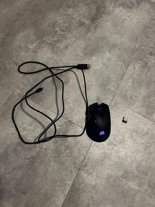 Souris Gaming Corsair Ironclaw Wireless RGB, Computers en Software, Muizen, Muis, Draadloos, Ophalen