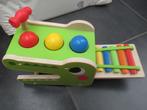 houten krokodilbank met ballen, hamer en xylofoon, Kinderen en Baby's, Overige typen, Gebruikt, Ophalen of Verzenden
