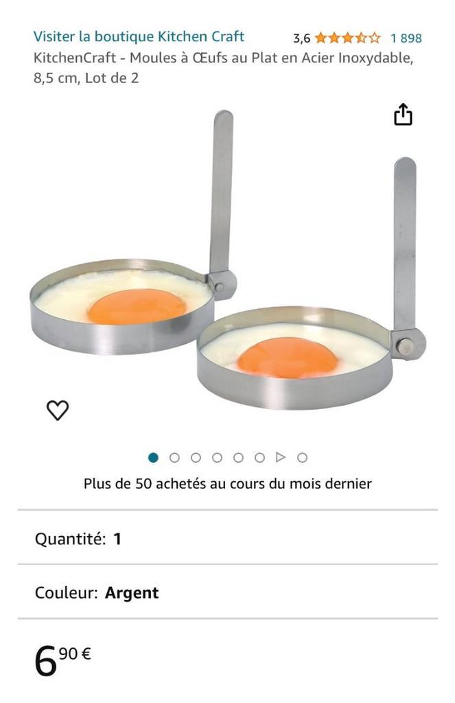 Moule à oeuf, en inox, Neufs, dans l'emballage d'origine., Maison & Meubles, Accessoires pour la Maison | Porte-bouteilles, Enlèvement ou Envoi