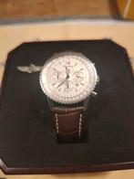 Breitling Navitimer Montillant, Ophalen, Zo goed als nieuw, Staal, Leer