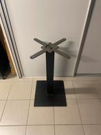 Deux pieds de table industriels noirs mats, Maison & Meubles, Pied de table, Comme neuf, Enlèvement, Moins de 50 cm