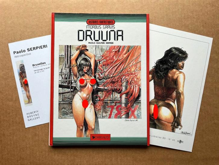 Druuna T2 + Bonus - Serpieri - EO1987 - Dargaud, Boeken, Stripverhalen, Verzenden