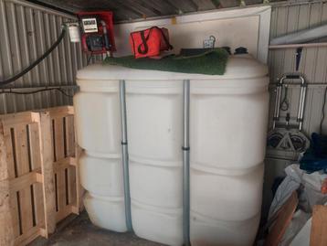 tank 1500 L diezel, Enlèvement