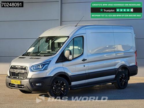 Ford Transit 165pk Automaat Limited Black Edition L2H2 ACC C, Auto's, Bestelwagens en Lichte vracht, Bedrijf, Te koop, Achteruitrijcamera