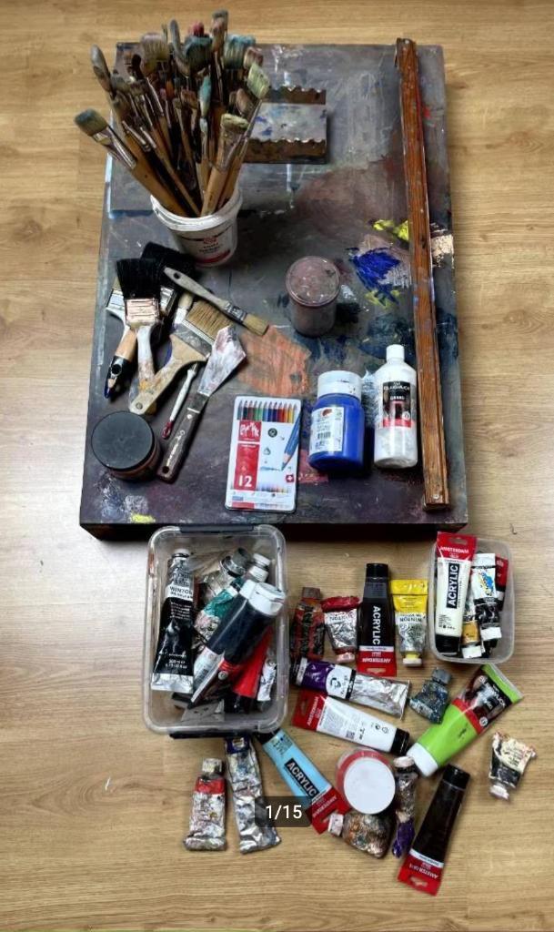 COMPLETE Schildersset - Alles of Niets - €150, Hobby en Vrije tijd, Schilderen, Gebruikt, Ophalen