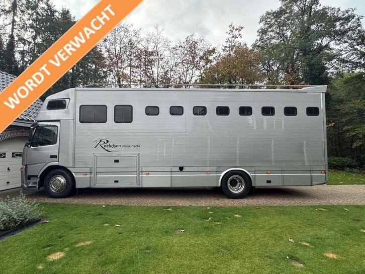 Volvo FM 18T ROELOFSEN 5-paards paardenvrachtwagen, Auto's, Vrachtwagens, ABS, Achteruitrijcamera, Airconditioning, Cruise Control