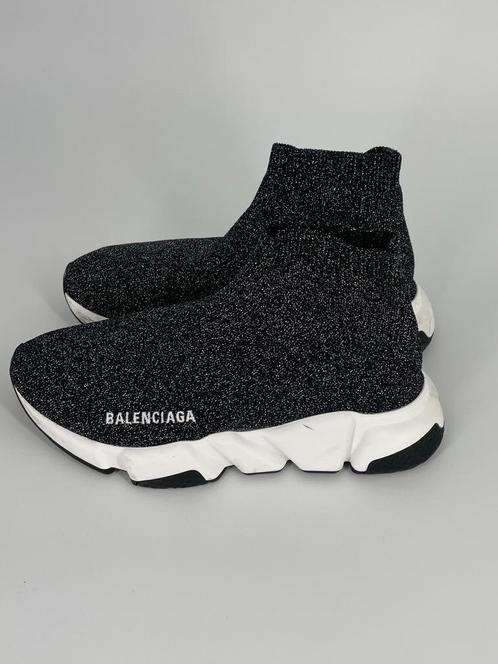 Balenciaga Speed Trainer Glitter, Kleding | Dames, Schoenen, Zo goed als nieuw, Sneakers, Zwart, Ophalen of Verzenden