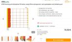 Schapennet 50m (nieuw) incl 14 palen met dubbele punt, Dieren en Toebehoren, Ophalen of Verzenden, Nieuw, Hondenkennel, 65 tot 100 cm
