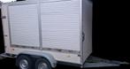 Gesloten aanhangwagen dubbelasser Remorque 750kg, Enlèvement ou Envoi