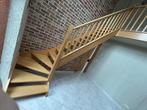 Escalier quart tournant Hêtre, Enlèvement, Comme neuf, Escalier
