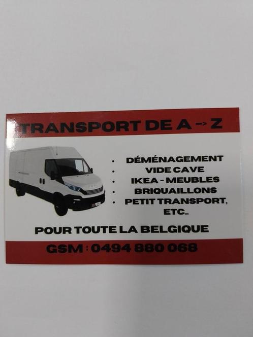 Transport de A -> Z - 0494880068, Offres d'emploi, Emplois | Chauffeurs