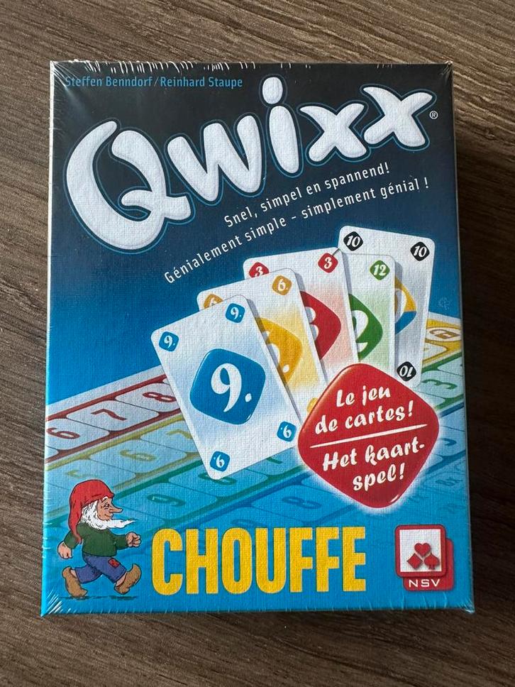 Qwixx la chouffe editie het kaartspel, Hobby & Loisirs créatifs, Jeux de société | Jeux de cartes, Neuf, Enlèvement ou Envoi
