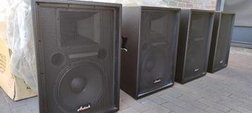 4x Aztek 12" Full range speakers nieuwstaat