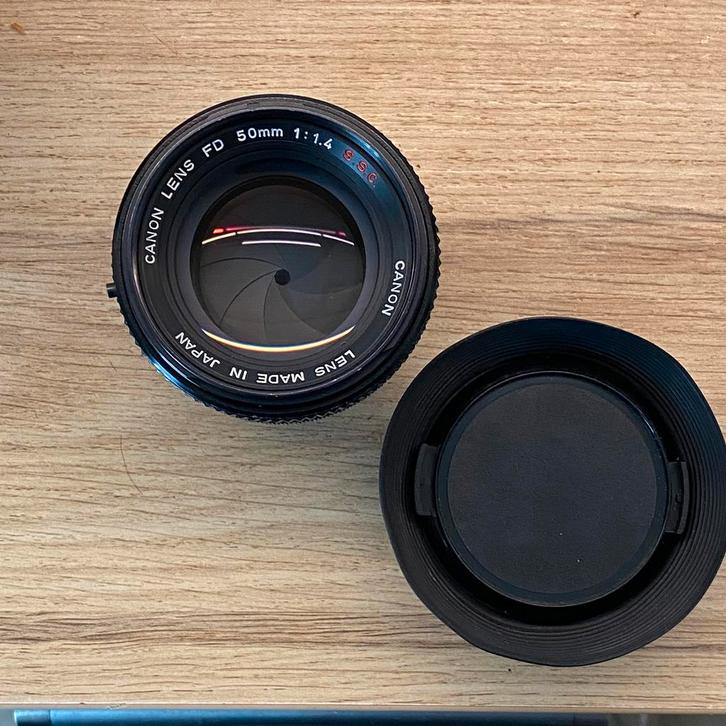 Canon FD 50mm f1.4 SSC*Zo goed als nieuw, Audio, Tv en Foto, Fotocamera's Analoog, Zo goed als nieuw, Spiegelreflex, Canon, Ophalen of Verzenden