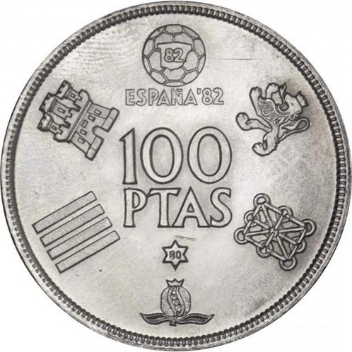 Spanje Koning Juan Carlos I (1975-2001) 100 peseta 1980, Postzegels en Munten, Munten | Europa | Niet-Euromunten, Losse munt, Overige landen