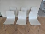 Vends 6 chaises blanches, Maison & Meubles, Chaises, Enlèvement, Utilisé