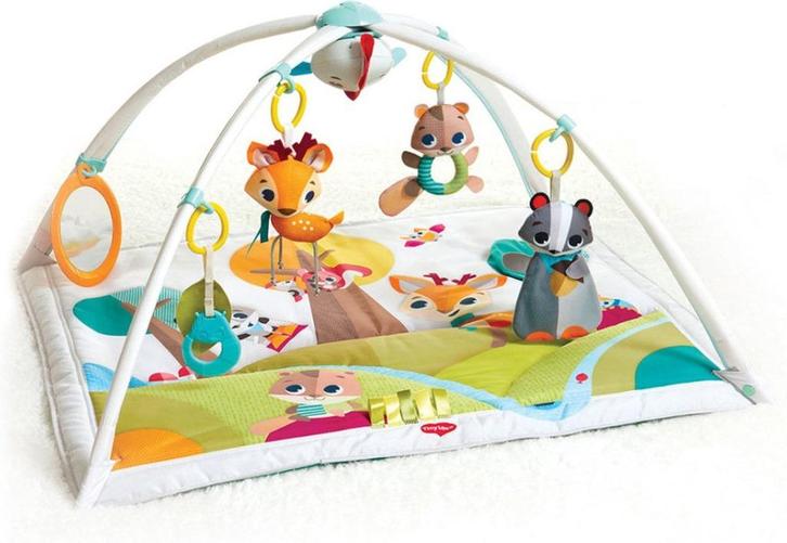 Tiny Love babygym Into the forrest, Kinderen en Baby's, Speelgoed | Babyspeelgoed, Zo goed als nieuw, Babygym, Met geluid, Ophalen of Verzenden