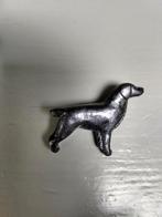 Broche Labrador hond, Ophalen of Verzenden, Zo goed als nieuw, Zwart, Overige materialen