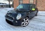 MINI COOPER S ORGINEEL 200 PK, Auto's, Lederen bekleding, Zwart, 4 cilinders, Zwart