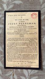 Bp Jozef Peersman gb te Thielrode gesneuveld tijdens oorlog, Verzamelen, Bidprentjes en Rouwkaarten, Verzenden