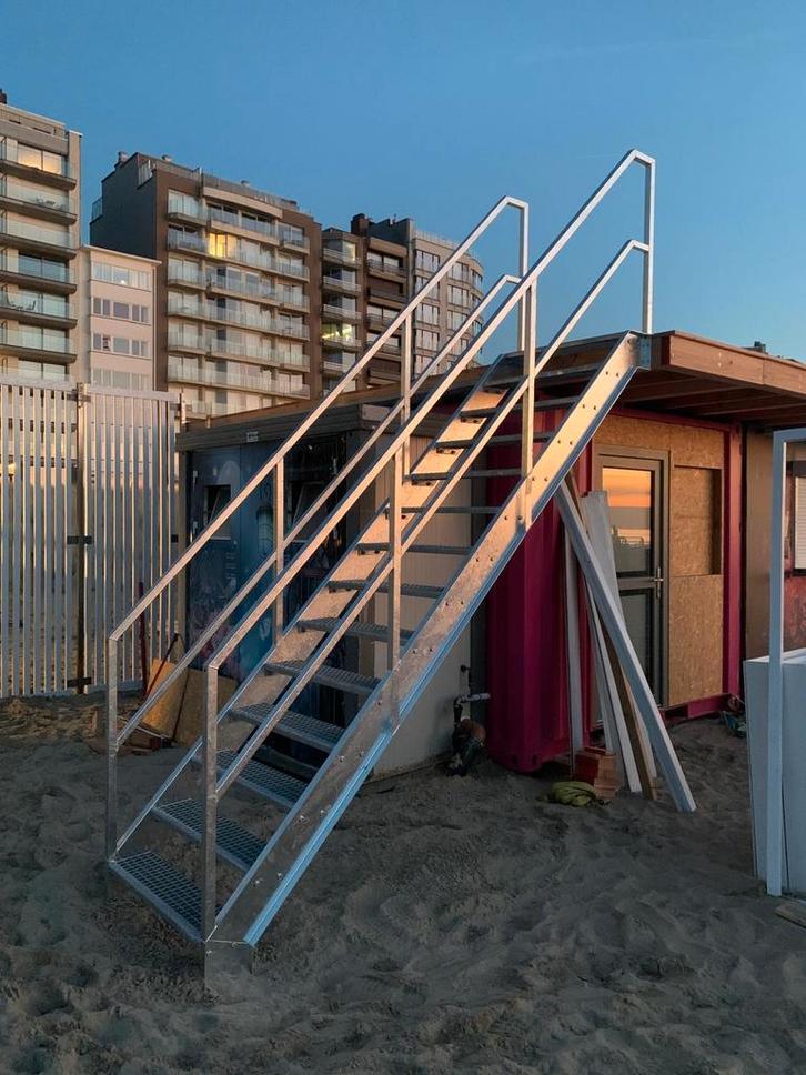 Stalen trap maatwerk, Doe-het-zelf en Bouw, Ladders en Trappen, Nieuw, Trap, Ophalen of Verzenden