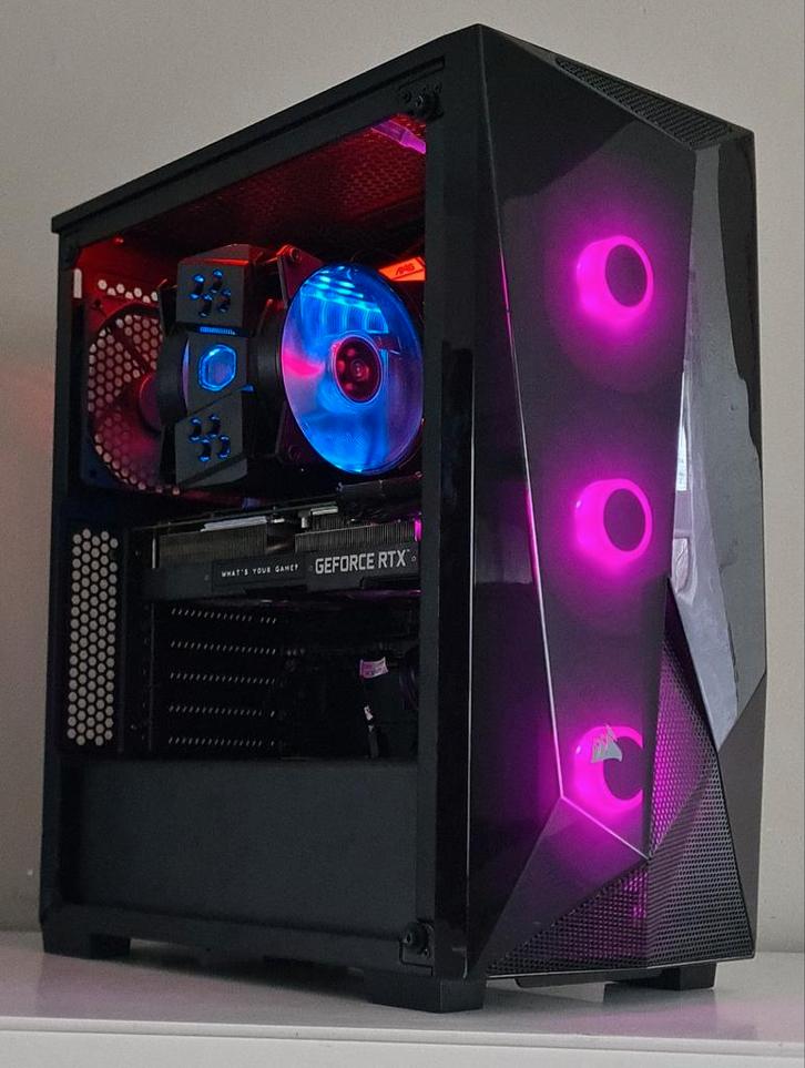 Gaming PC (RTX 2070, i7-10700F, WiFi), Computers en Software, Desktop Pc's, Zo goed als nieuw, 4 Ghz of meer, HDD, SSD, 16 GB