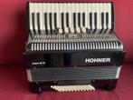 Z.g.a.n. Hohner Bravo III Silent Key accordeon . 72 bas ., Comme neuf, 72 basses, Accordéon à touches, Avec valise