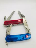 2x SET Wenger Commander/Backpacker RED & BLUE TRANSLUCENT Sw, Caravanes & Camping, Outils de camping, Utilisé