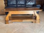 Massief houten salontafel, Ophalen, 100 tot 150 cm, Klassiek, 50 tot 100 cm