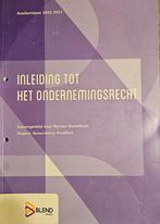 Inleiding tot het ondernemingsrecht, Ophalen of Verzenden, Zo goed als nieuw