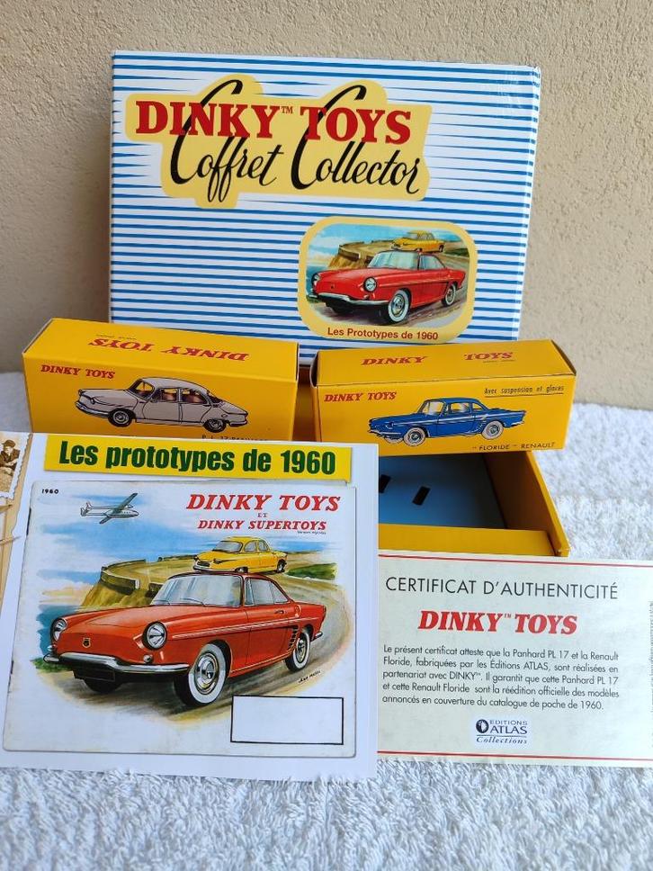 Dinky Toys Atlas-set _ De prototypes uit 1960., Hobby en Vrije tijd, Modelauto's | 1:43, Zo goed als nieuw, Auto, Dinky Toys, Ophalen of Verzenden