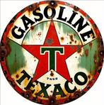 Panneau en métal à essence Texaco - rétro vintage mancave, Enlèvement ou Envoi, Neuf, Panneau publicitaire