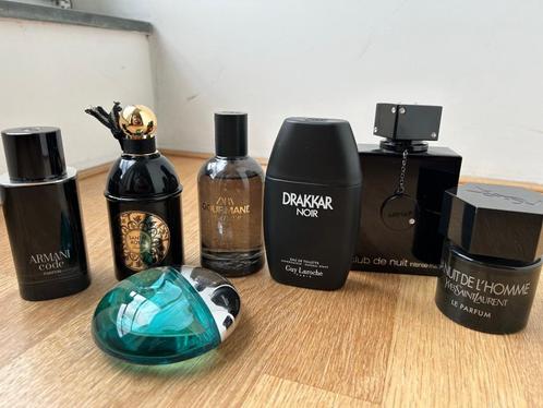 YSL, Armani, Bulgari, Guerlain, Cartier, Dior etc, Verzamelen, Parfumverzamelingen, Gebruikt, Parfumfles, Gevuld, Verzenden