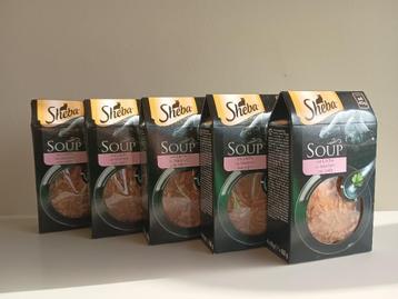 Kattenvoer Sheba soup met zalm kattenvoeding beschikbaar voor biedingen
